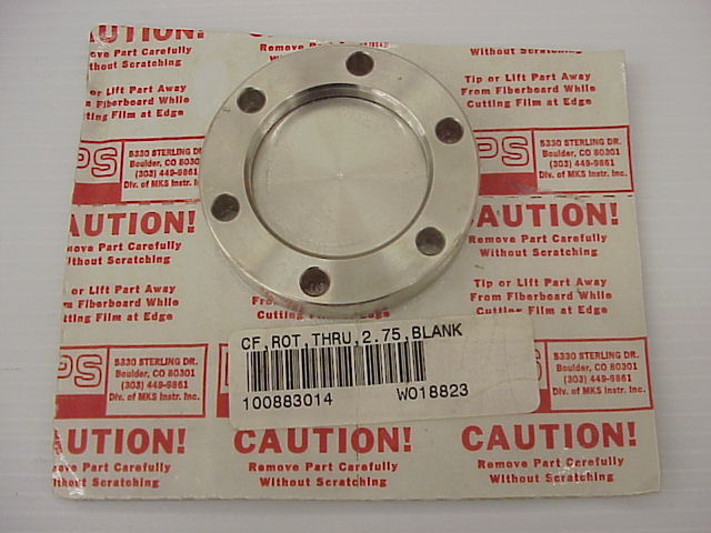 MKS HPS Rotatable Blank 2 3/4" Flange 100883014